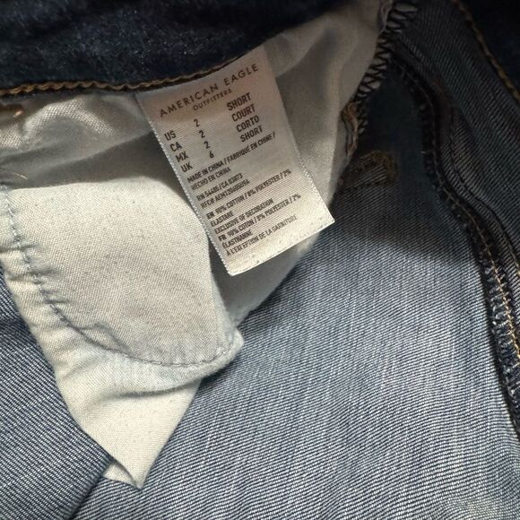 American Eagle Outfitters Dark Blue Skinny Jeans - Picture 3 of 4